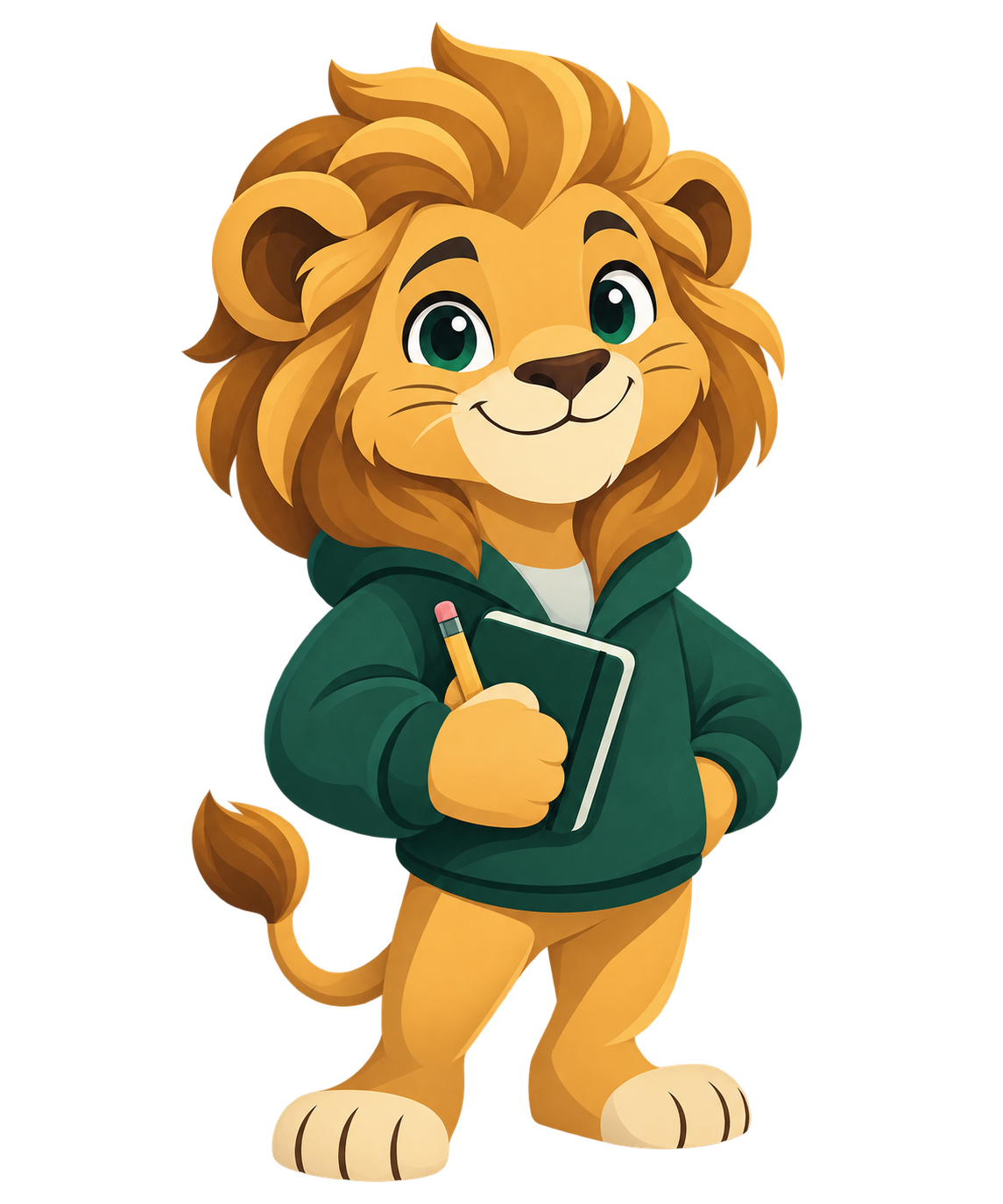 LEO, el león asistente de CUADERNO
